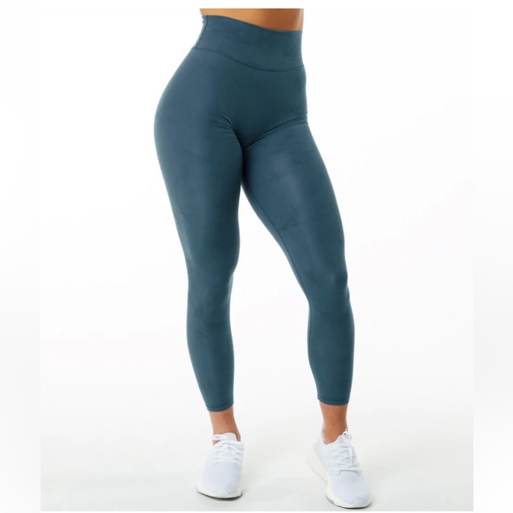 Alphalete alphalux blue leggings NWT